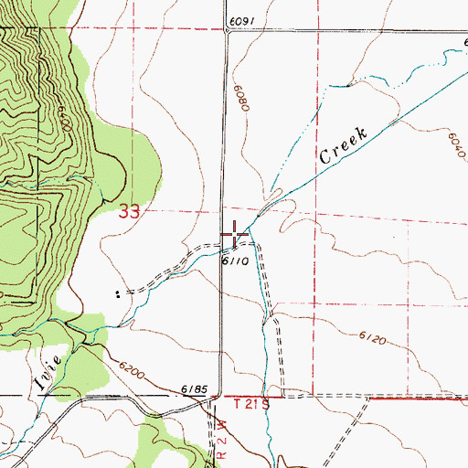 Topographic Map of Pharo Creek, UT