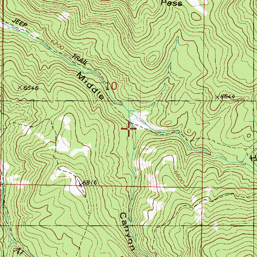 Topographic Map of Pine Hollow, UT