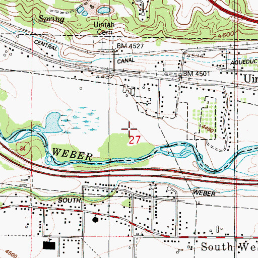 Topographic Map of Pioneer Canal, UT