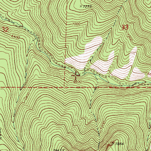 Topographic Map of Pioneer Canyon, UT