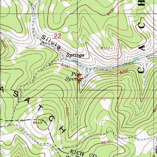 Topographic Map of Pipe Spring, UT