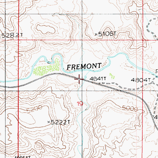 Topographic Map of Pleasant Creek, UT