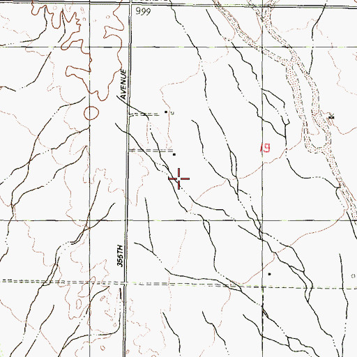 Topographic Map of Ellsworth Park, AZ