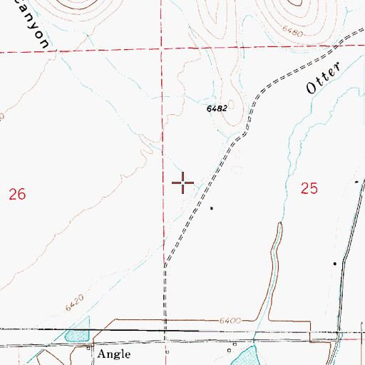 Topographic Map of Pole Canyon, UT
