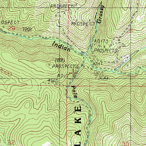 Topographic Map of Pole Canyon, UT