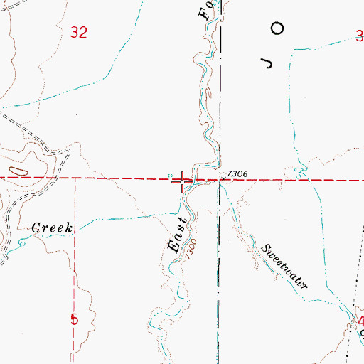 Topographic Map of Prospect Creek, UT