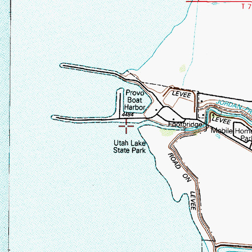 Topographic Map of Provo River, UT