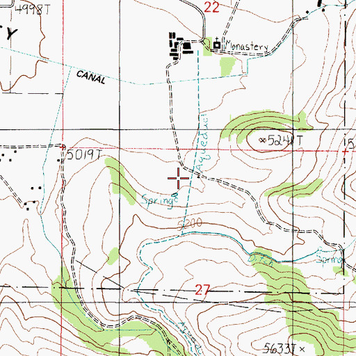 Topographic Map of Quarry Hollow, UT