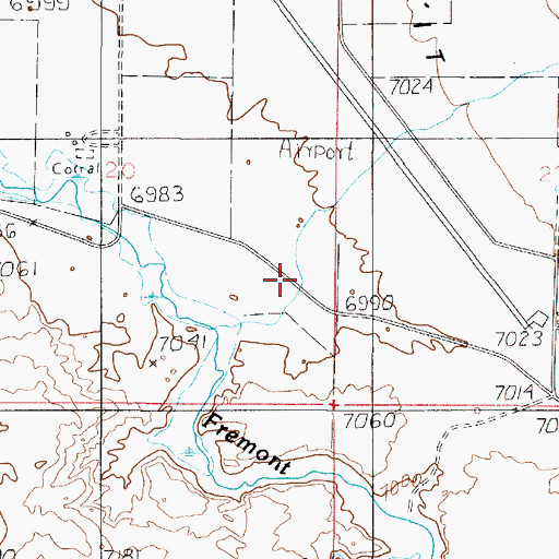 Topographic Map of Rabbit Valley, UT
