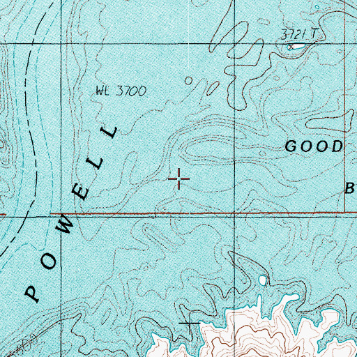 Topographic Map of Red Canyon, UT
