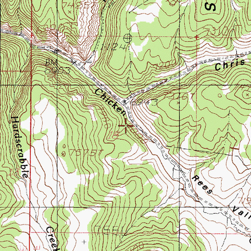 Topographic Map of Rees Valley, UT