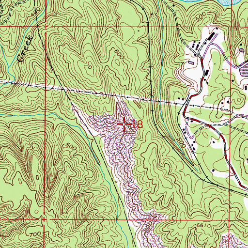 Topographic Map of Rilma (historical), AL
