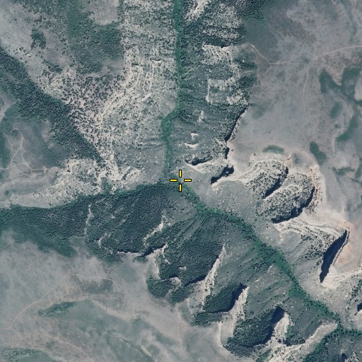 Aerial/Satellite Image of Roaring Fork, UT