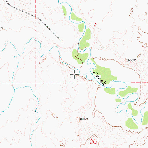 Topographic Map of Rock Canyon, UT