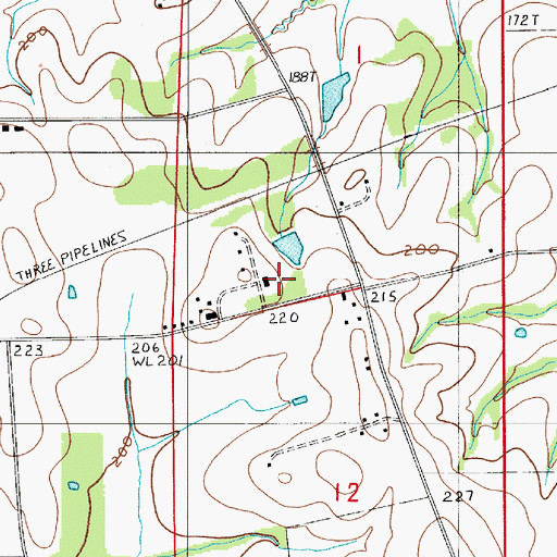 Topographic Map of Black Belt Agricultural Experiment Station, AL