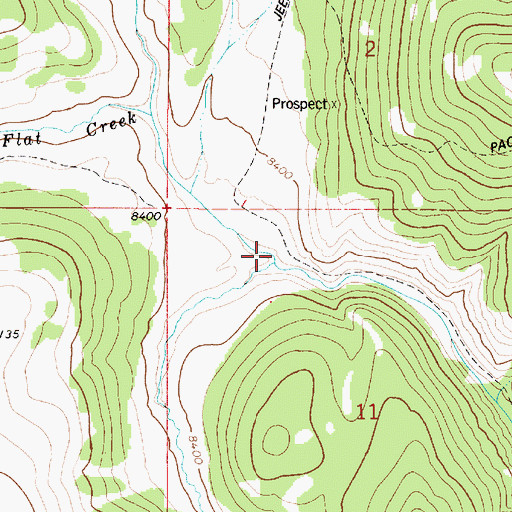 Topographic Map of Scad Valley Creek, UT