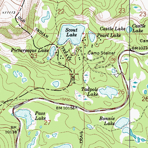 Topographic Map of Scout Lake, UT
