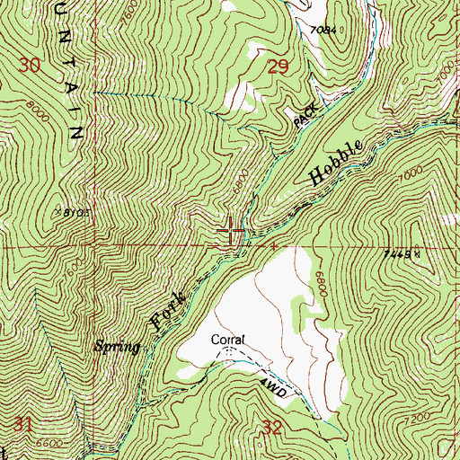 Topographic Map of Sheep Canyon, UT