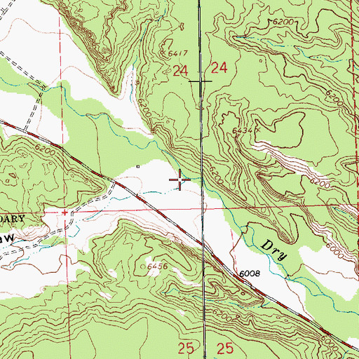 Topographic Map of Shindy Draw, UT
