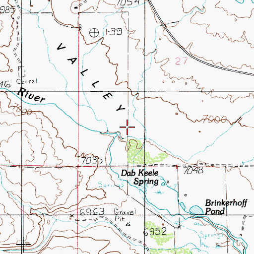Topographic Map of Shingle Mill Creek, UT