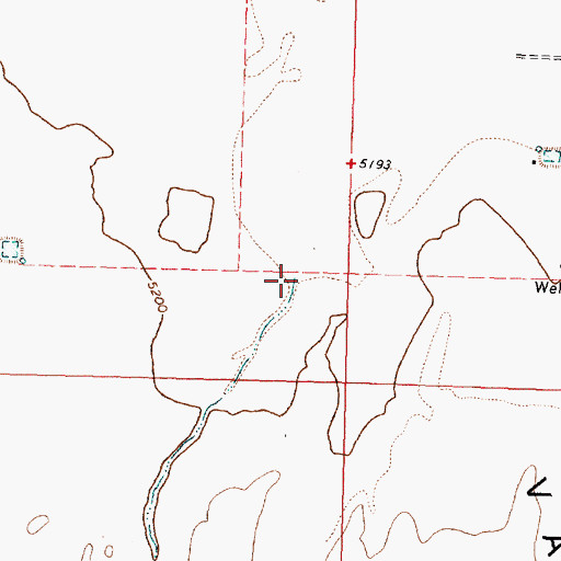 Topographic Map of Shoal Creek, UT
