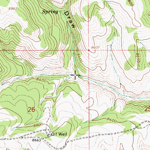 Topographic Map of Shotgun Draw, UT