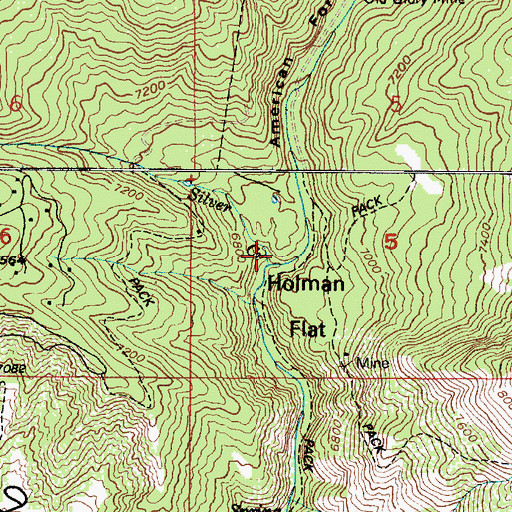 Topographic Map of Silver Creek, UT