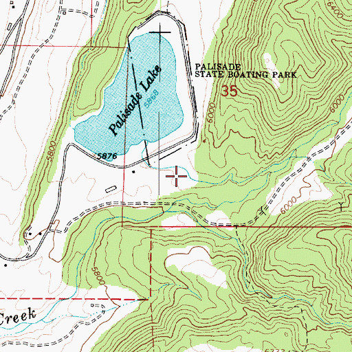 Topographic Map of Sixmile Canyon, UT
