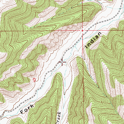 Topographic Map of Sixmile Creek, UT
