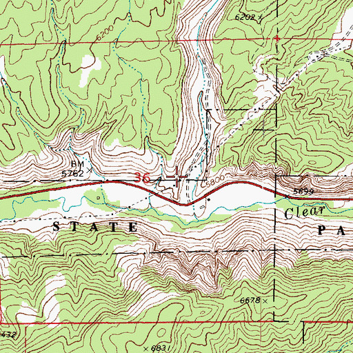 Topographic Map of Skinner Canyon, UT