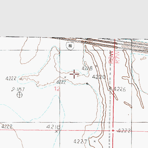 Topographic Map of Skull Valley, UT
