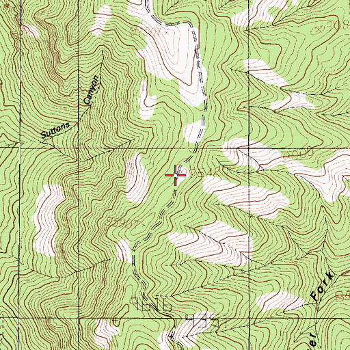Topographic Map of Skyline Trail, UT
