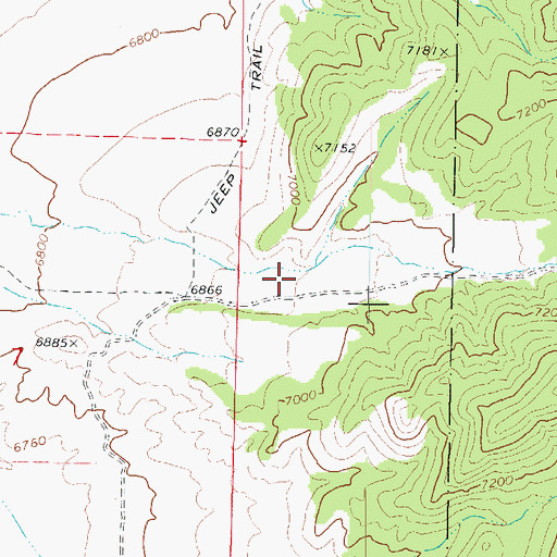 Topographic Map of Smith Canyon, UT