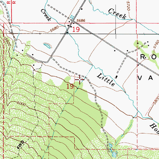 Topographic Map of Smooth Hollow, UT