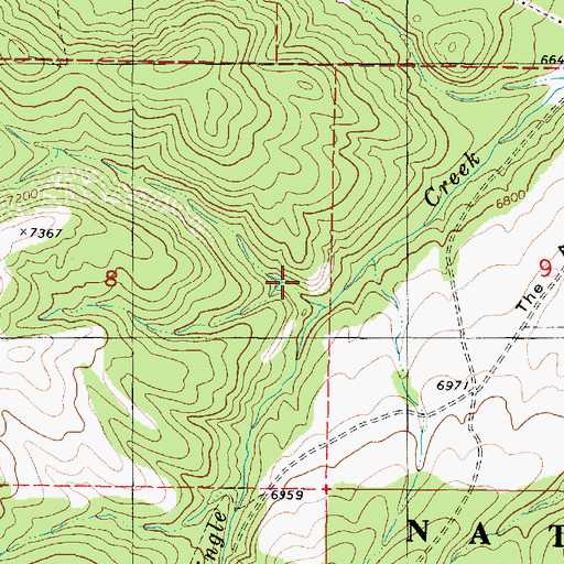 Topographic Map of Snow Canyon, UT