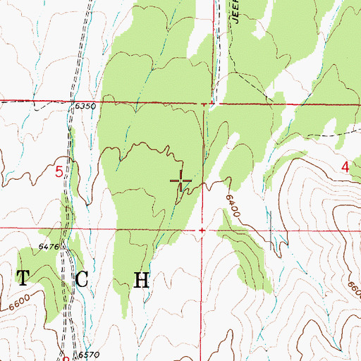 Topographic Map of Snow Hollow, UT