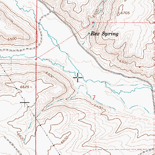 Topographic Map of South Branch Otter Creek, UT