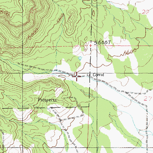 Topographic Map of South Cedar Ridge Canyon, UT