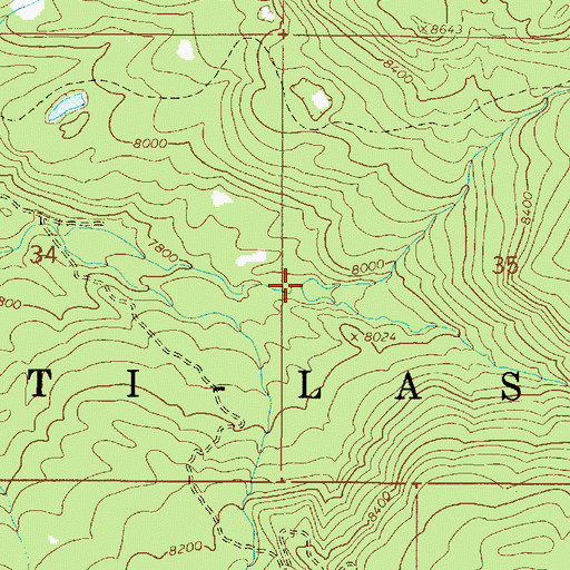 Topographic Map of South Fork Sixmile Canyon, UT