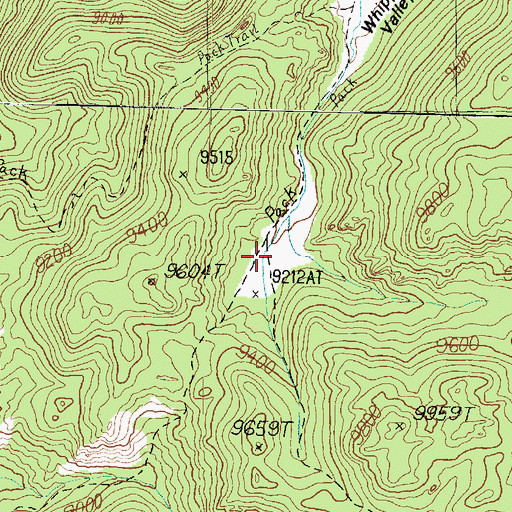 Topographic Map of South Valley, UT