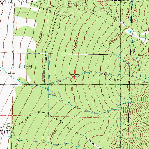 Topographic Map of Spring Canyon, UT
