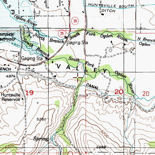 Topographic Map of Spring Hollow, UT