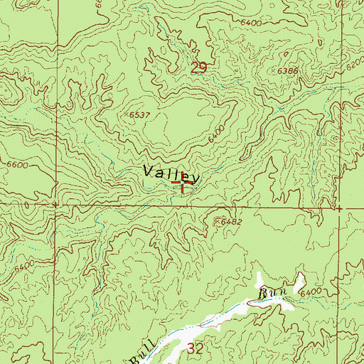 Topographic Map of Squaw Creek, UT
