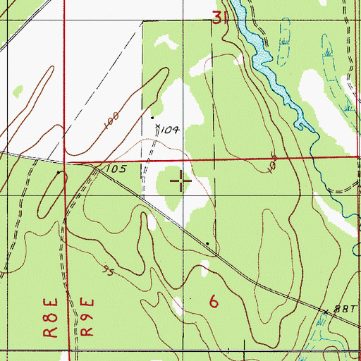 Topographic Map of Lutheran School (historical), AL