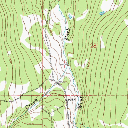 Topographic Map of Steel Creek, UT