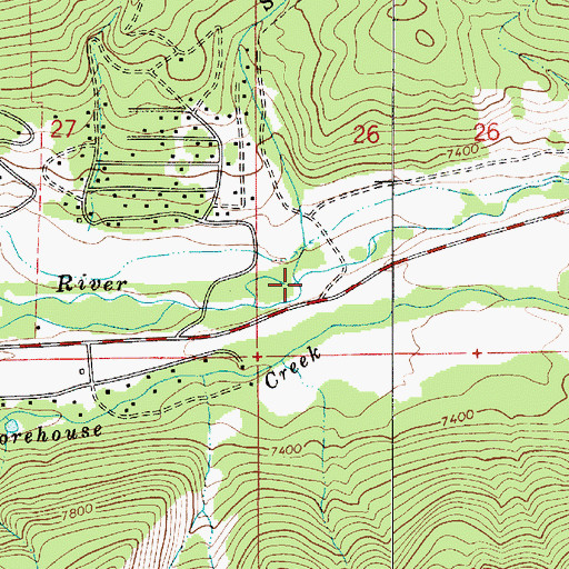 Topographic Map of Stillman Creek, UT