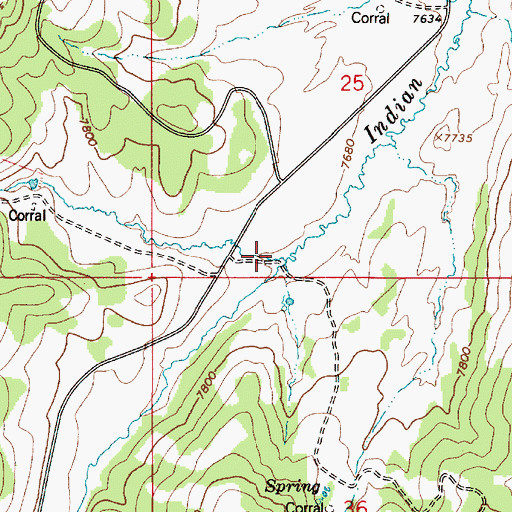 Topographic Map of Streeper Creek, UT