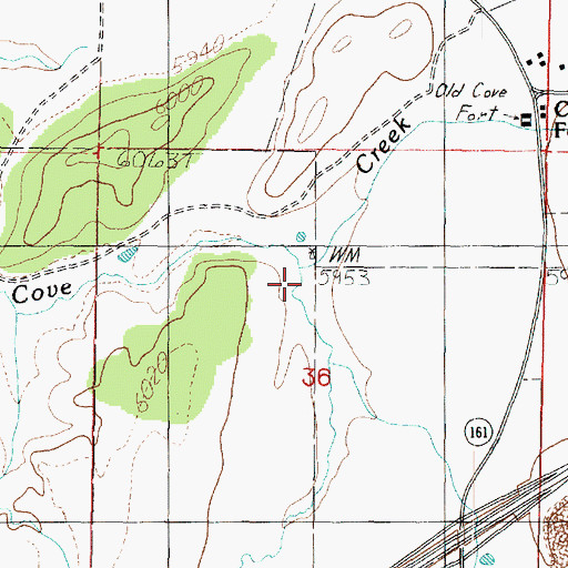 Topographic Map of Sulphur Creek, UT