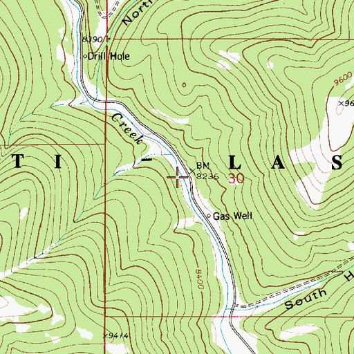 Topographic Map of Sulphur Spring, UT