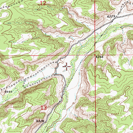 Topographic Map of Tabby Canyon, UT